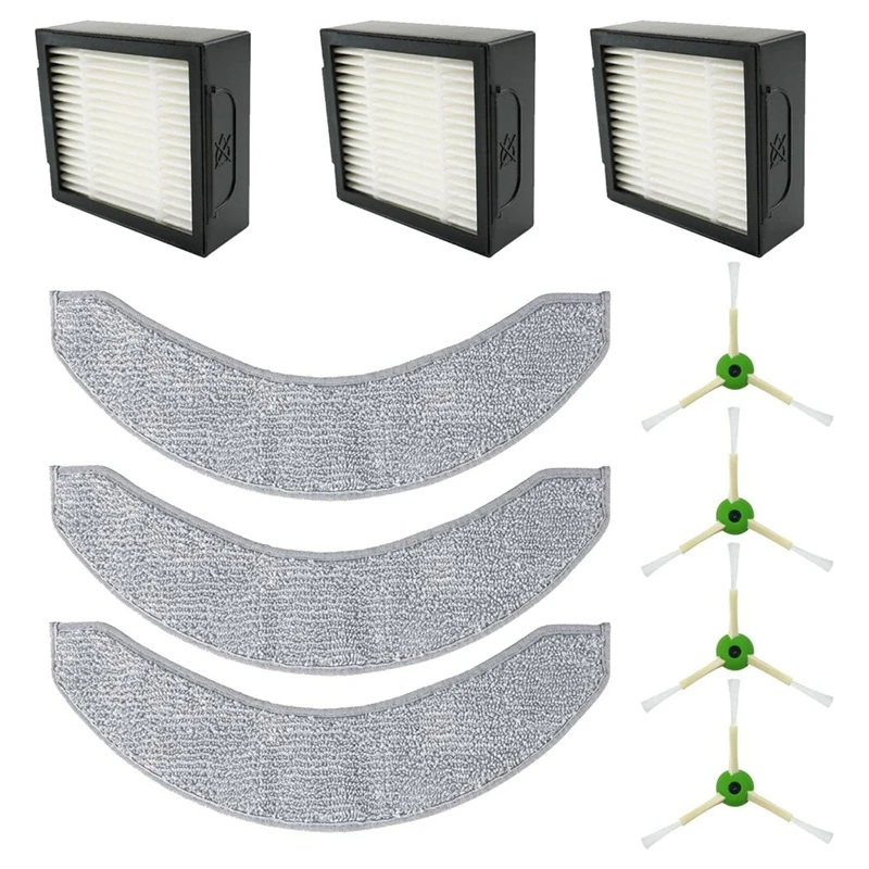 Комплект швабр с основной боковой щеткой и фильтром для робота-пылесоса Irobot Roomba