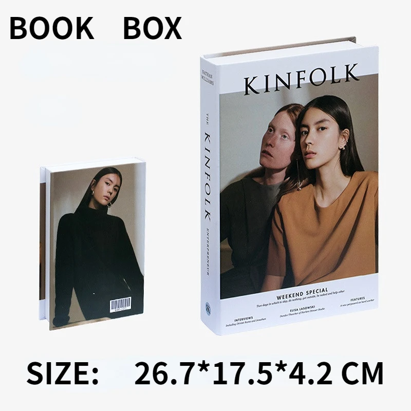 

Fashion Fake Books for Decoration Storage Box Living Room Decoration Designer Simulation Books Home Decor Coffee Table Books