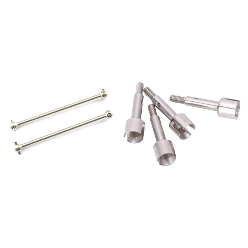 

Запасные части для автомобиля Wltoys 144001 1/14 RC 144001-1281, задняя кость собаки с 4 шт. стальными передними/задними колесами, замена оси