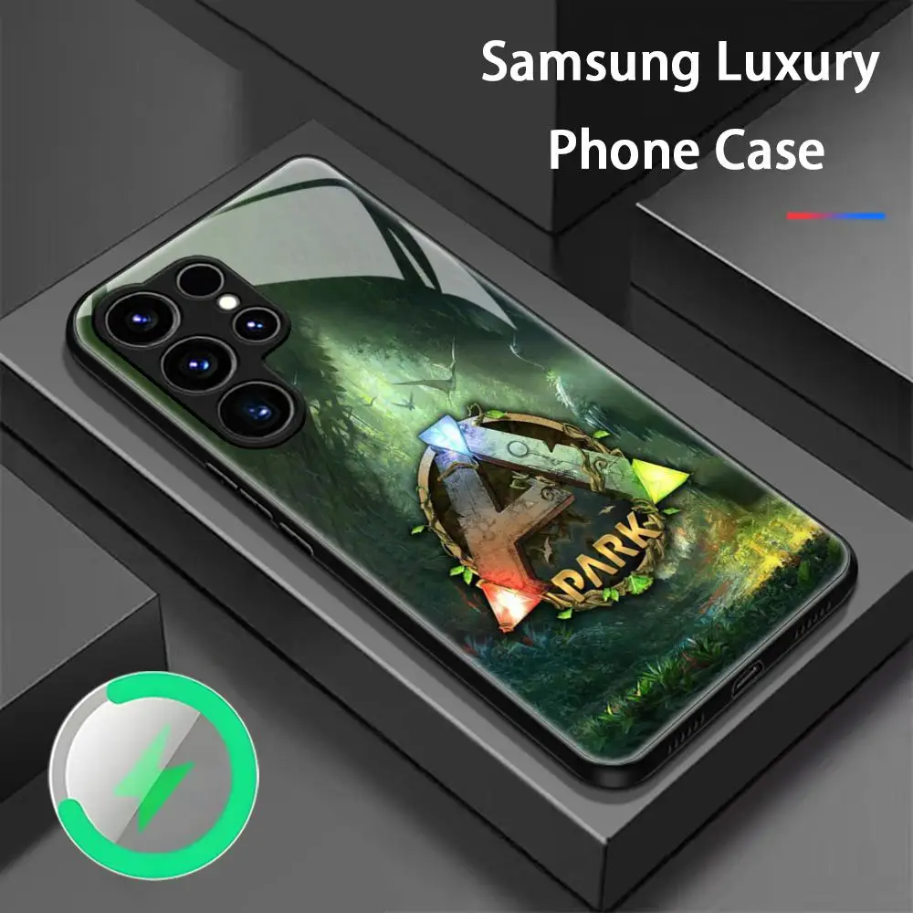 Фото Классический игровой чехол A-ARK S-Survival EvolvedES для Samsung S26 S25 S24 S23 S22 S21 Plus Ultra Note20, стеклянный магнитный чехол №2