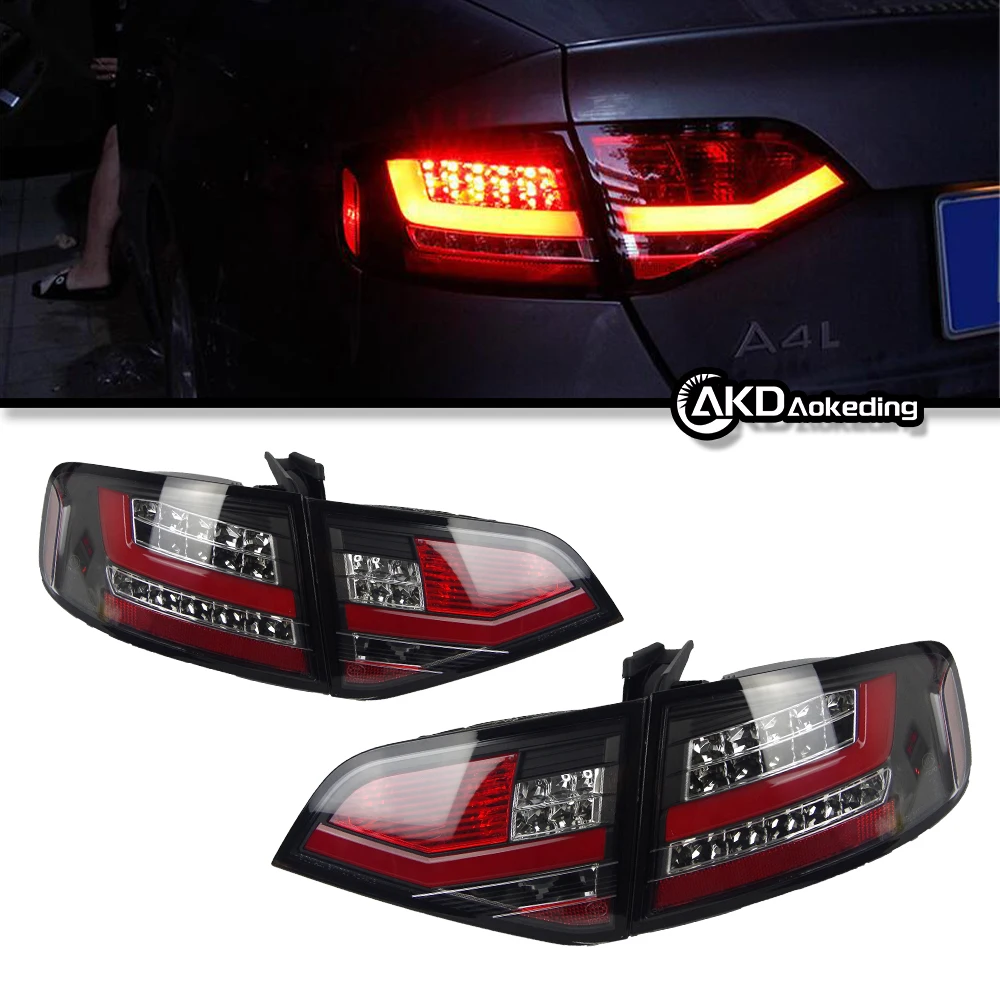 Задний фонарь AKD для Audi A4 B8 Задние фонари 2009-2012 A4L Светодиодный задний LED DRL в сборе