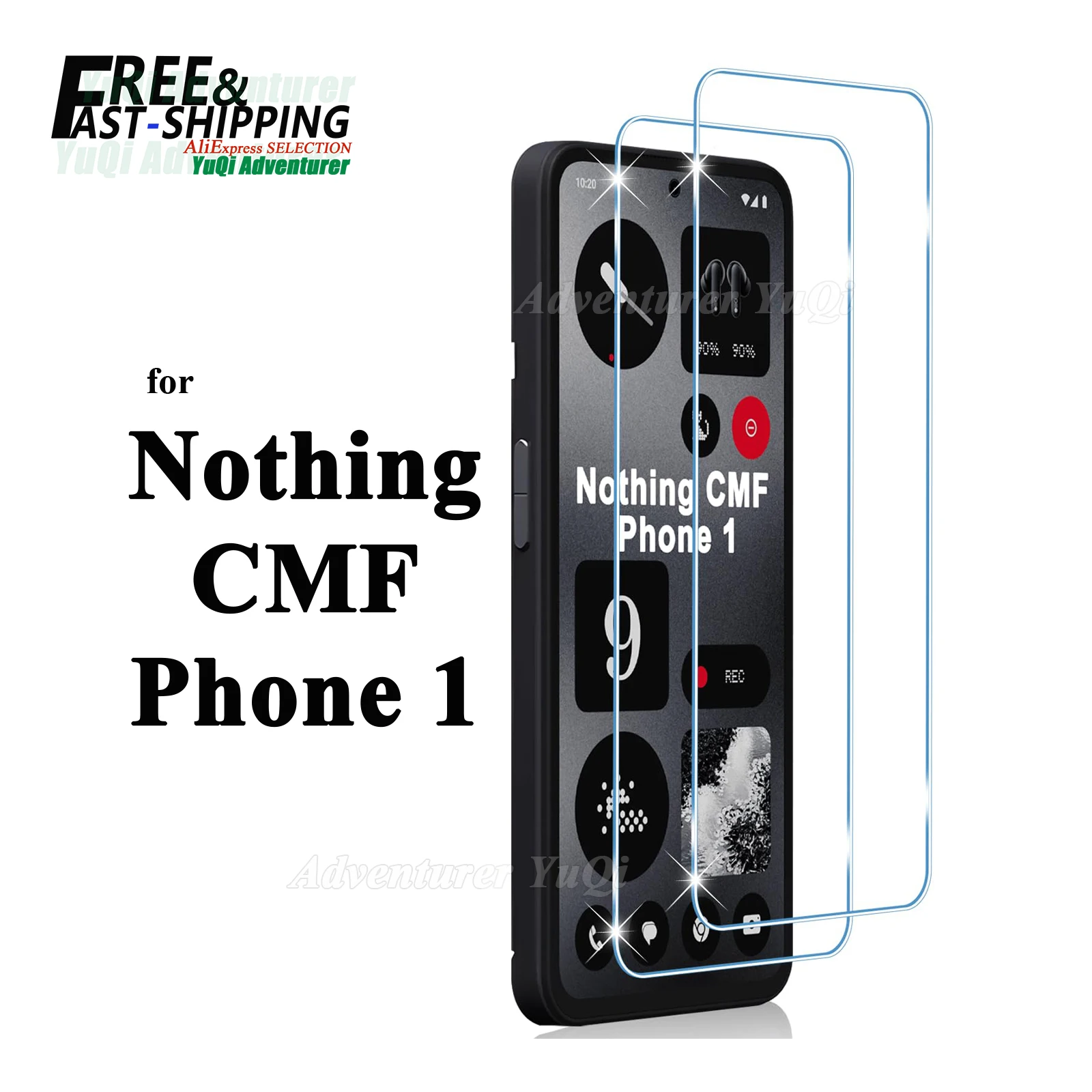 Защитная пленка для экрана Nothing CMF Phone 1 закаленное стекло HD Crystal Mica 9H чехол с