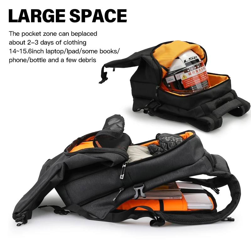 

Helmet Inch For Bag 15.6 Fit Fashion Laptop Anti-thief Waterproof Motorcycle Backpacking School New Travel Business Backpack Men