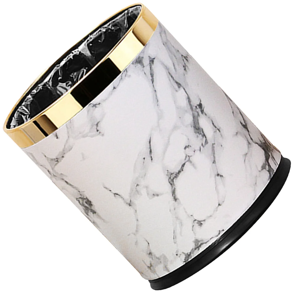 

Small Garbage Bin Metal Trash Can Waste Paper Basket Portable Trash Can Wastebasket Trash Can Bedroom Aesthetic