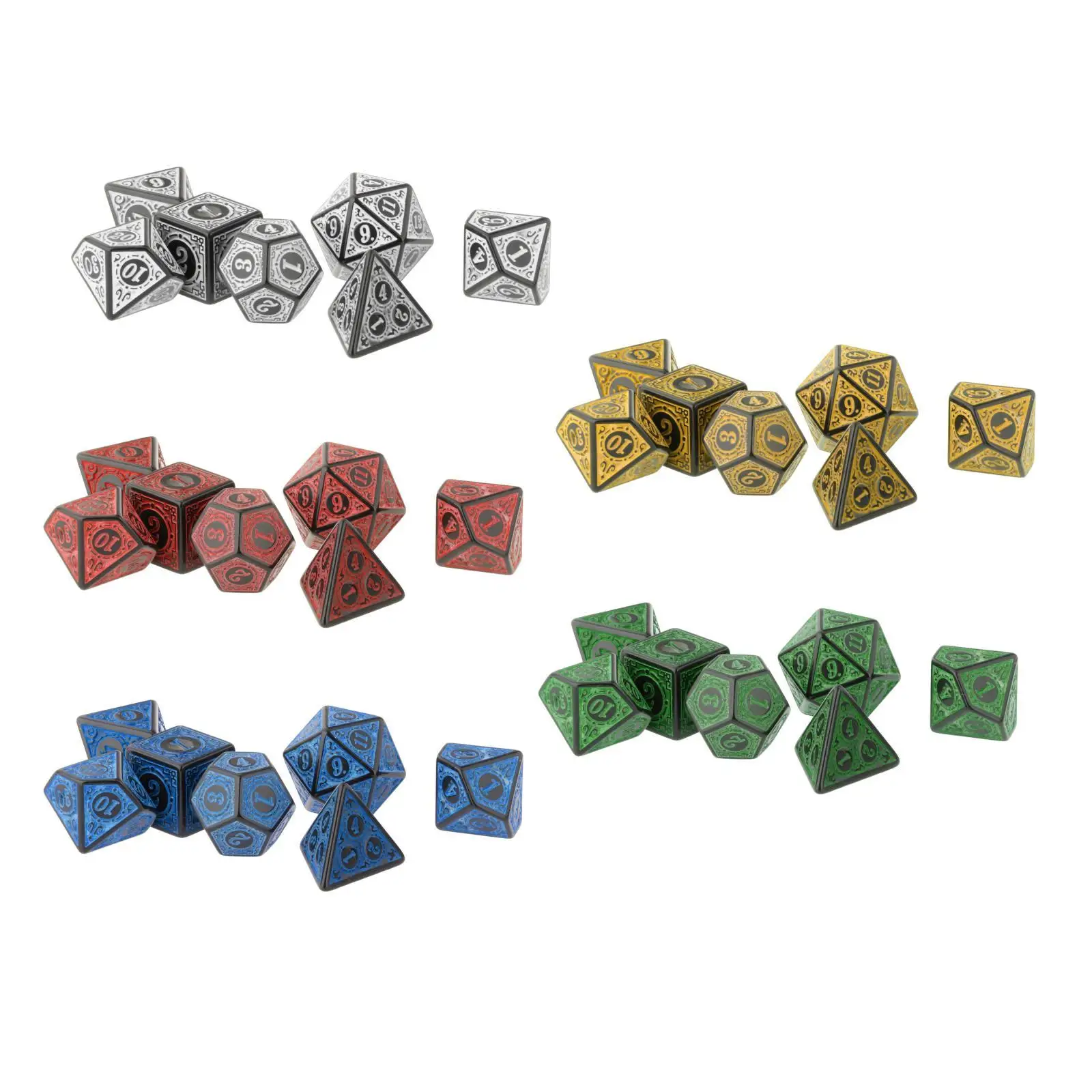 

Digital Dice Set RPG DND Game Game Polyhedral Dice