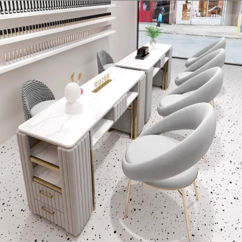 Профессиональный стол для ногтей рабочая станция Kawaii эстетический маникюрный