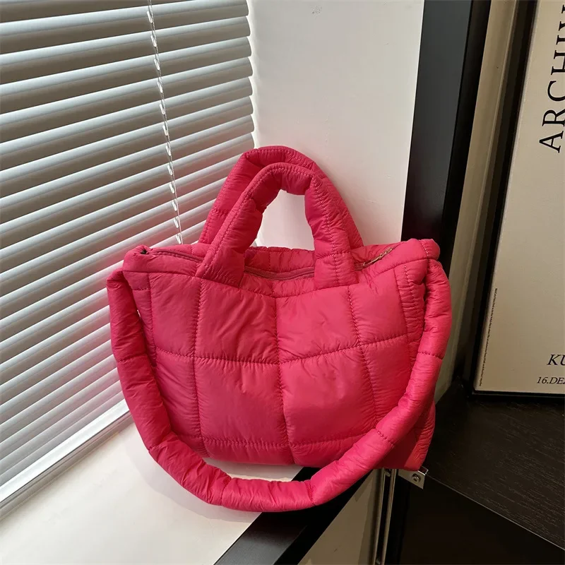 Стеганая Хлопковая Сумка-тоут ярких цветов