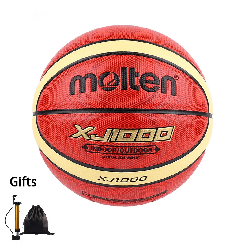 Molten XJ1000 Size 4 5 6 7 Standard Basketballs Indoor Outdoor Match Training Balls for Women Man Youth Basketballs Free Gifts