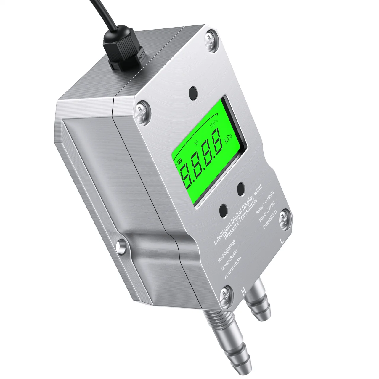 Датчик дифференциального давления 4-20 мА 0-10 в RS485 0-5 датчик 200 Па 300 ПА 3 кПа 20