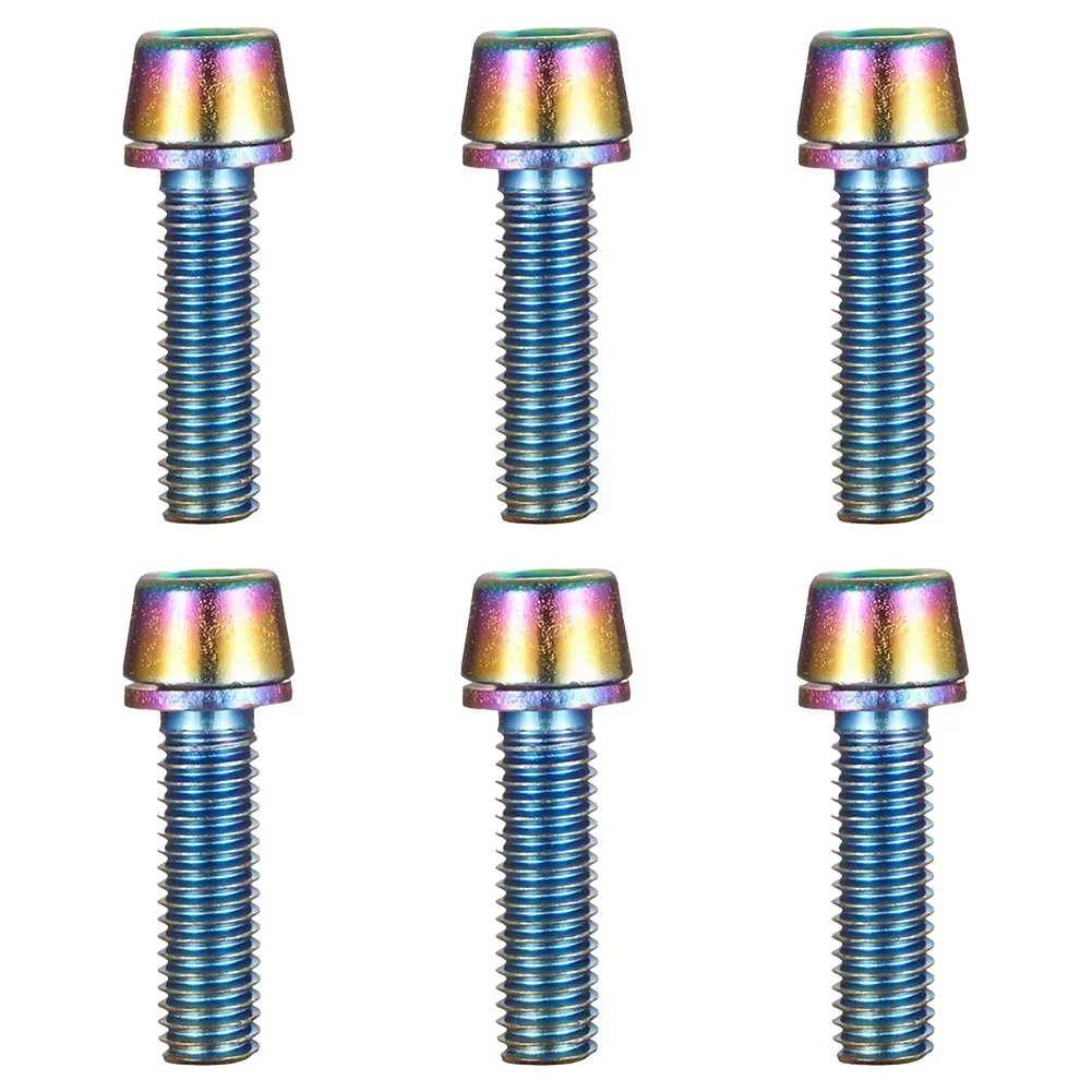 Набор винтов для велосипеда 6 шт. M5 * 18 мм красный/синий/зеленый/золотой/фиолетовый