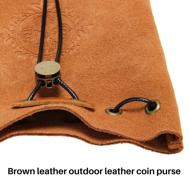 Уличная кожаная сумка для монет на шнурке сумки упаковки ювелирных изделий Calabash |