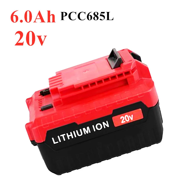 

Porter 20V Li-Ion Akku Mit Großer Kapazität Power Tool Batterie -6.0ah Batterie PCC685L PCC681L PCCK602L2 PCC600 PCC64 PCC682L0