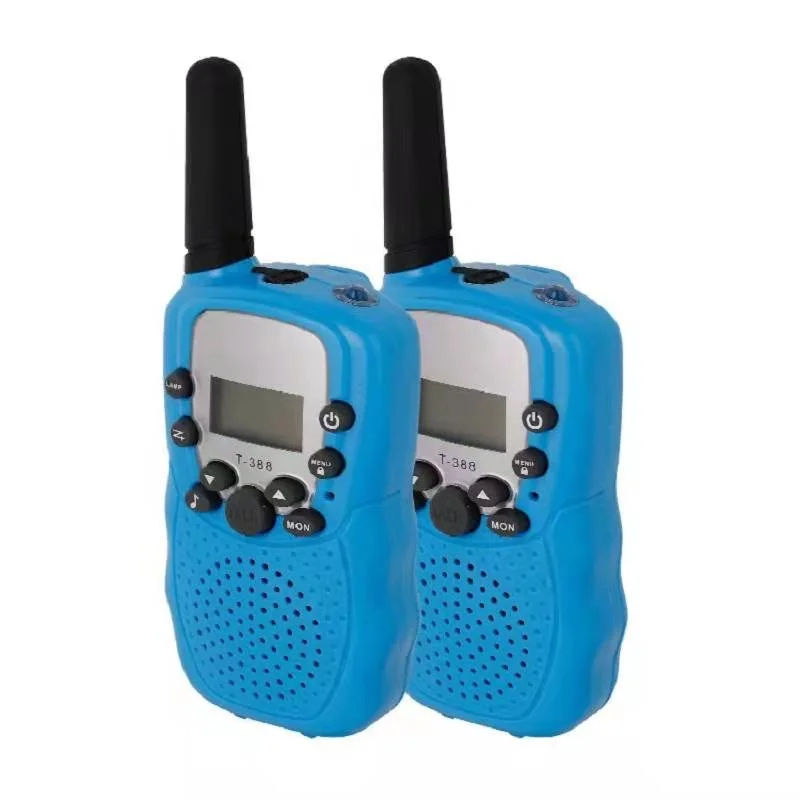 2022.1 pair of children's walkie-talkies T-388 channel wireless walkie-talkie children's radio 446MHz remote