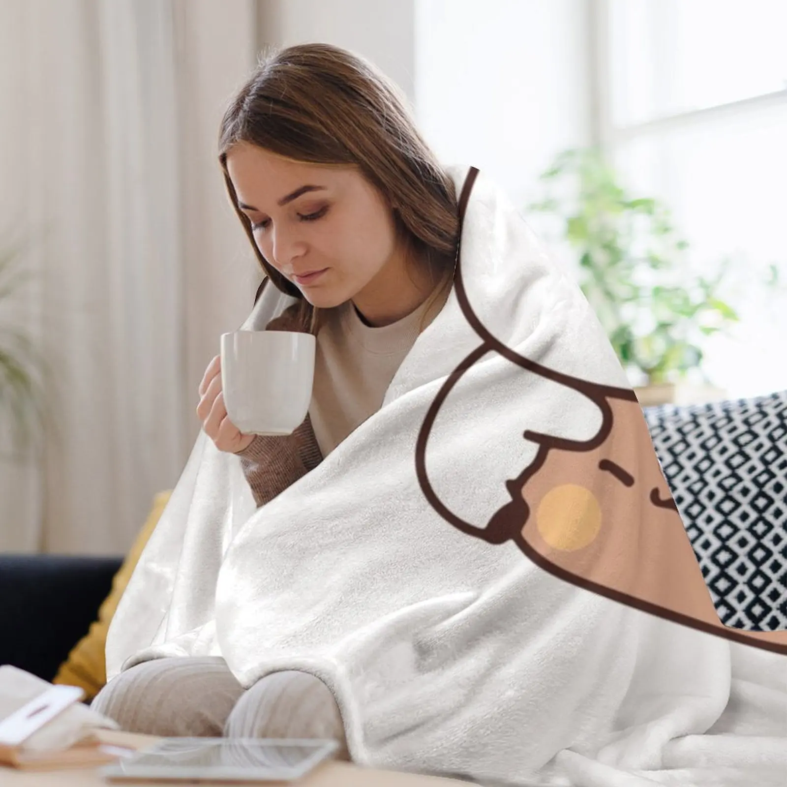 Одеяло с воздушным шаром Медведь и панда Бубу Дуду фланелевые идеи подарков на