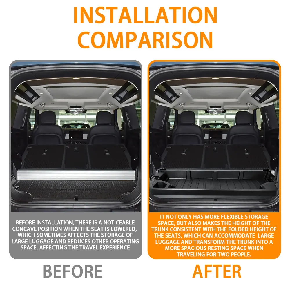 Ящик для хранения на заднем багажник автомобиля Land Rover Defender 90 2020 2021 2022 2023 20204 LR 190078