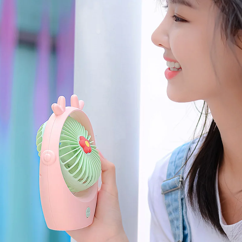 Настольная лампа мини-вентилятор с USB вращающийся на 90 градусов настольный