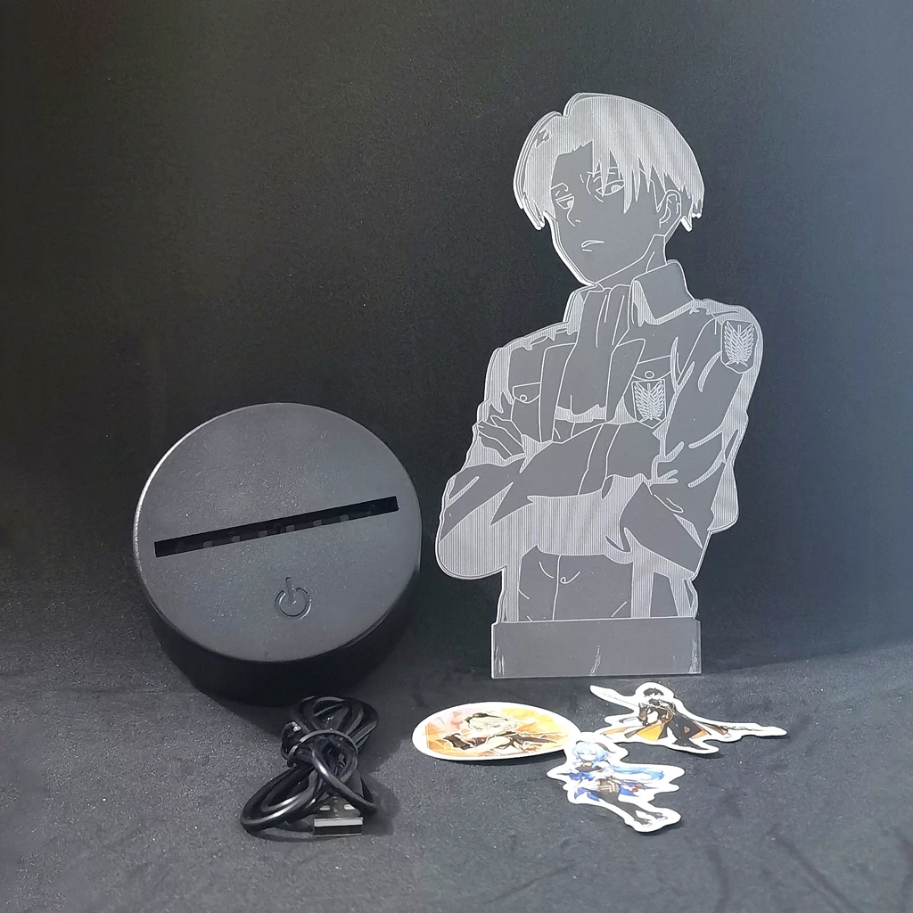 Светодиодный ночсветильник из аниме атака на Титанов лампа для заката декора