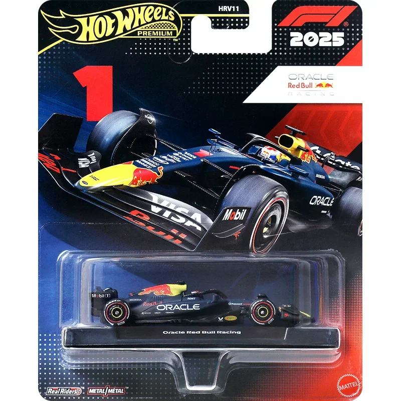 Фото Коллекционная модель автомобиля Hot Wheels Premium 2026 F1 для детей, масштаб 1:64, из сплава, для мальчиков, игрушка для детей, коллекция Hot Wheels 2026 Formula One №2