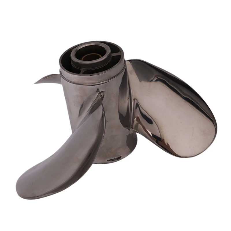 Лодочный двигатель Пропеллер из нержавеющей стали 9 7/8X13-F для Yamaha 20HP 25HP 30HP