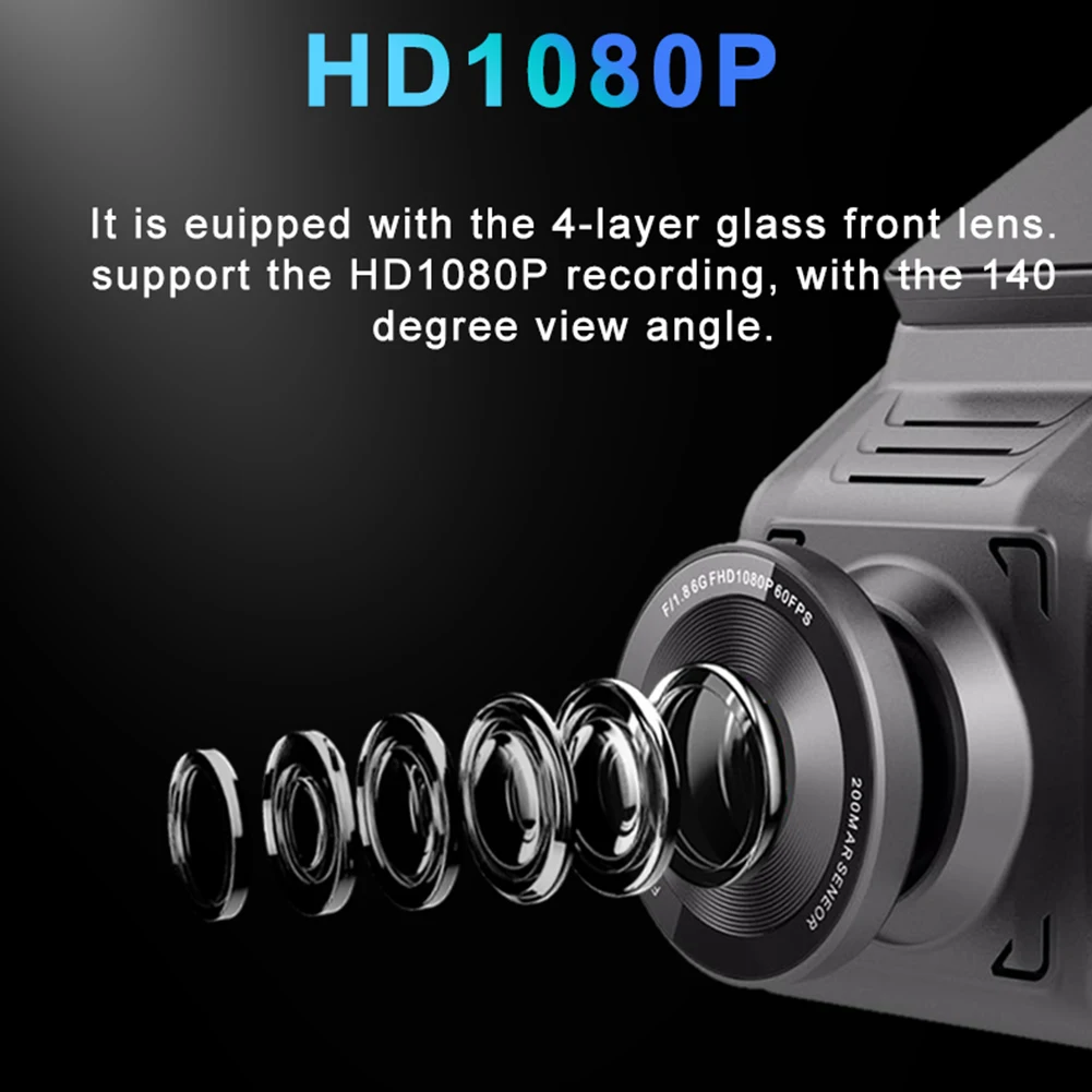 

Phisung K18 4G WiFi Car DVR with GPS Full HD 1080P Dash Cam with Rearview Camera