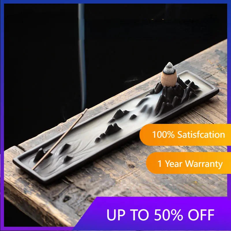 

High Color Value Back Incense Creative Point Incense Seat Purple Sand Base Incense Burner Tray Incense Inserter