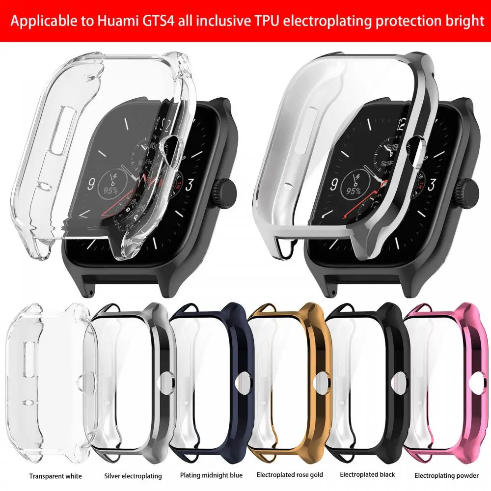 

TPU Protective Cover For Amazfit GTS 2/GTS 3/GTS 4 Screen Protector Case For Huami Amazfit BIP/GTS2e/GTS3 Watch Protection Shell