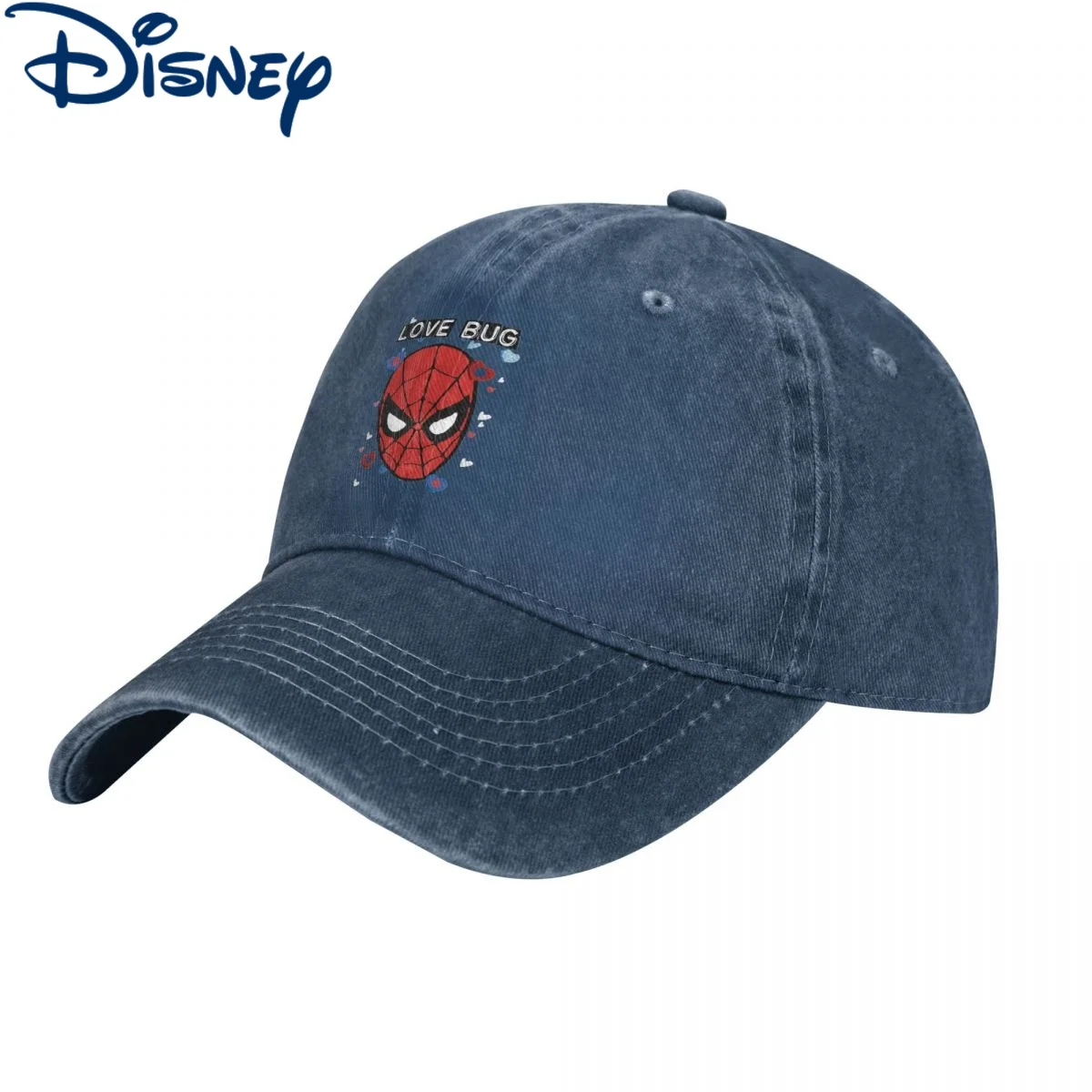 

Vintage Spider Dudes Love Bug Baseball Cap Unisex Distressed Denim Washed Snapback Cap Spiderman Marvel Outdoor Workouts Cap Hat