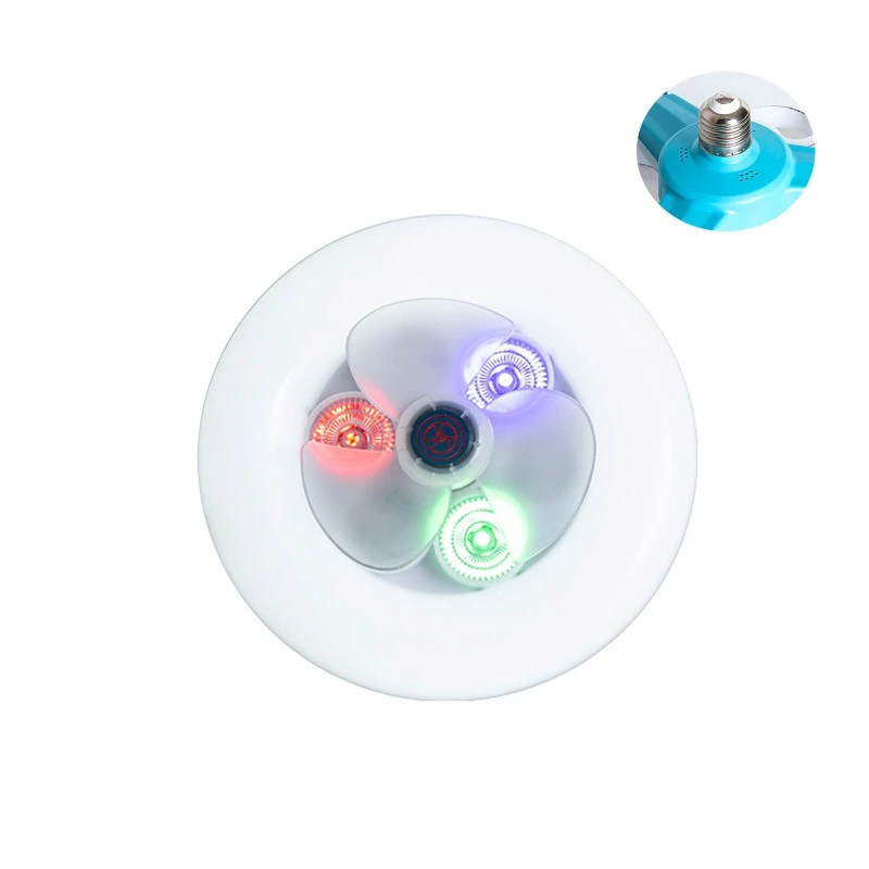 

Low Ceiling Fans with Lights Modern Ceiling Fan Light 3 LED Dimmable Fan for Indoor Installation