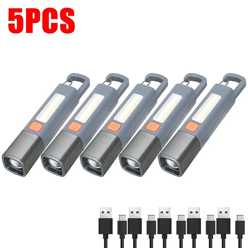 

MIJIA Зоомируемый водонепроницаемый USB фонарик