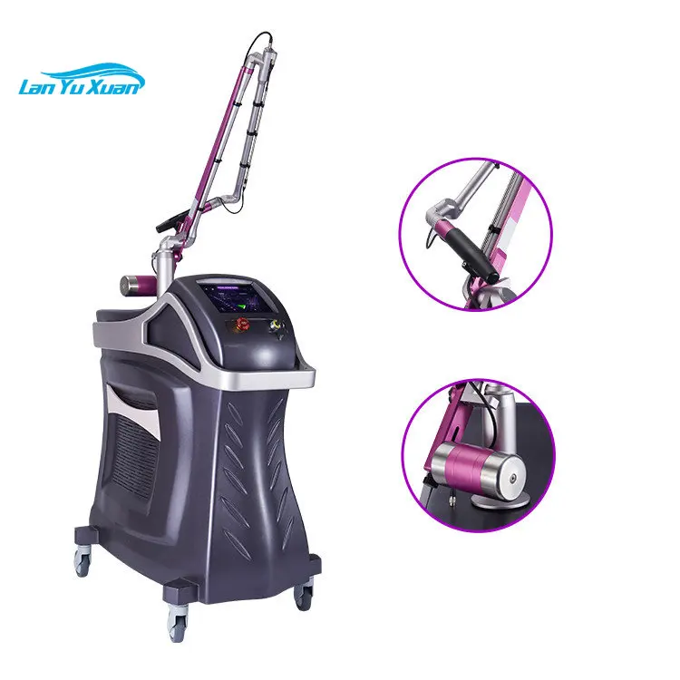 

vertical pico second laser 1064 755 532 q switched nd yag laser for eyebrow tattoo remover picolaser picosecond carbon machine