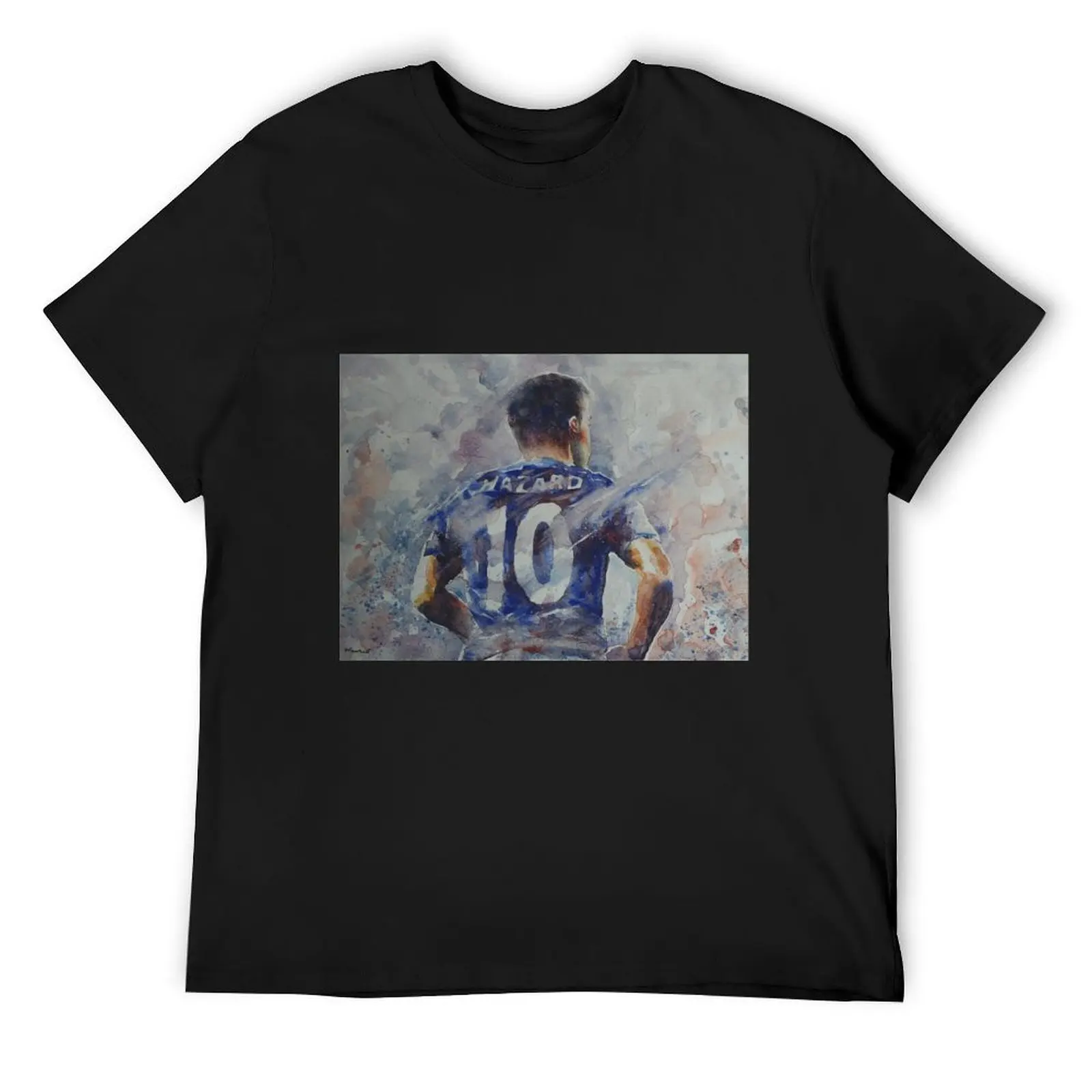 Футболка Eden Hazard - Portrait 1 быстросохнущая одежда в стиле хиппи большие футболки для