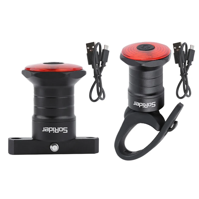 

Задний Фонарь велосипедный Sorider с датчиком торможения и автоматическим запуском и остановкой, Ipx6 Водонепроницаемый светодиодный задний фо...