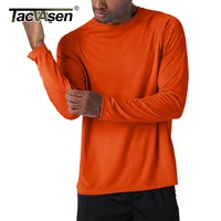 TACVASEN Men's Sun Protection T-shirts Summer UPF 50+ Long Sleeve Performance Quick Dry Breathable Hiking Fish T-shirts UV-Proof 4