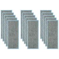15 pack washable mopping pads replacement for irobot braava jet m6 vacuum cleaner reusable wet mop pads