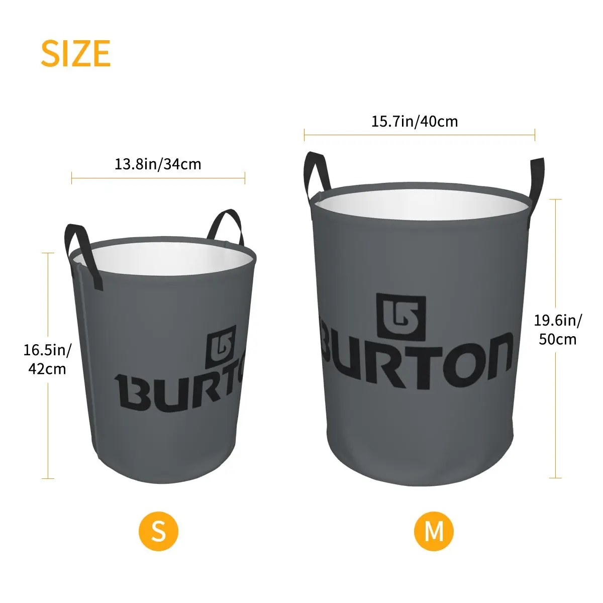 Логотип со стрелкой Burtons, сноуборды, корзина для белья, большая корзина для хранения одежды, органайзер для игрушек для детей (art.: 3920d41baad16) - 3920d41baad16