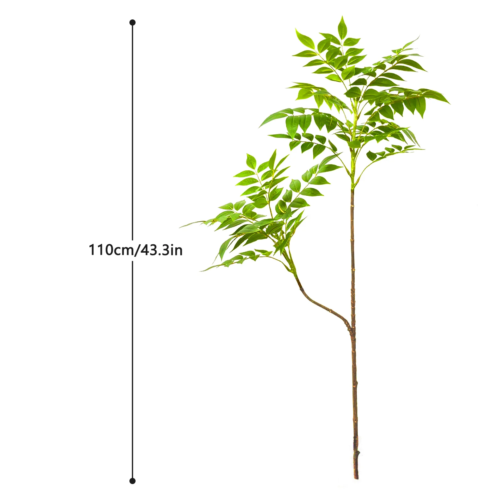 

Искусственные бамбуковые ветки и листья Нандины