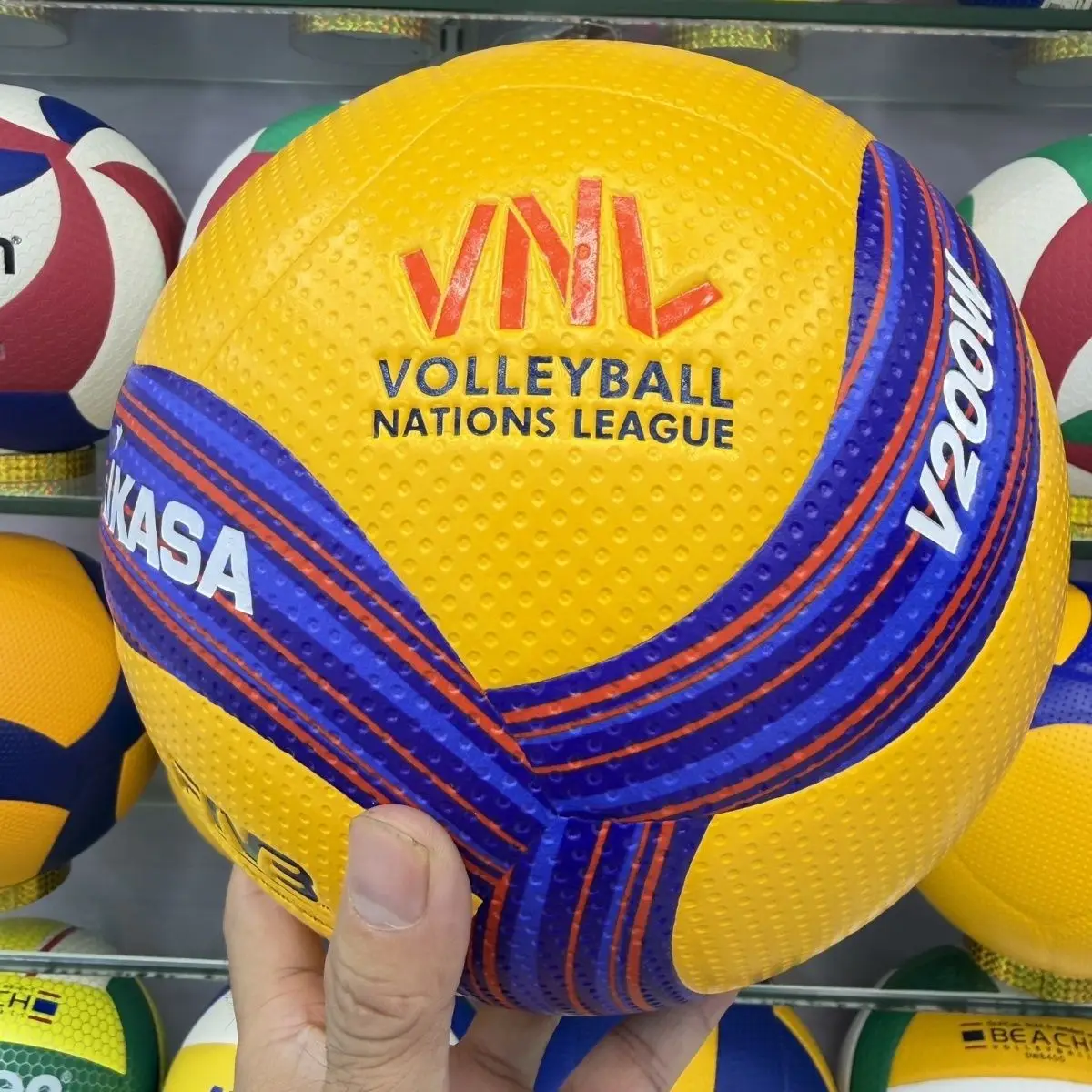 Фото Новый волейбольный мяч 2026 V200W VNL Original Professional Nations League из супермягкой кожи с волоконным наполнителем №4