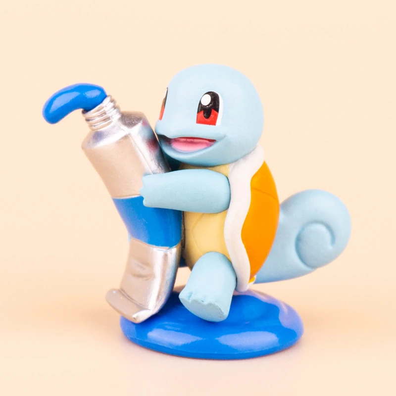 Японские игрушки в капсулах Kitan Gashapon с Покемонами Poliwrath, Riolu, Squirtle, Tangela, Piplup, Pocket Monster, Elf Doll, Palette Blue Series.