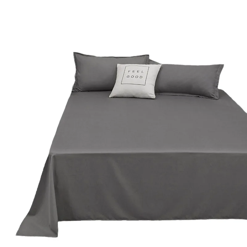 Однотонная простыня домашний текстиль современная кровать из полиэстера