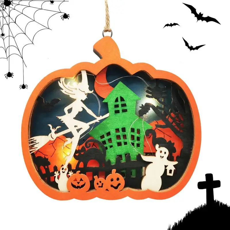 

Подвесное украшение в виде тыквы на Хэллоуин