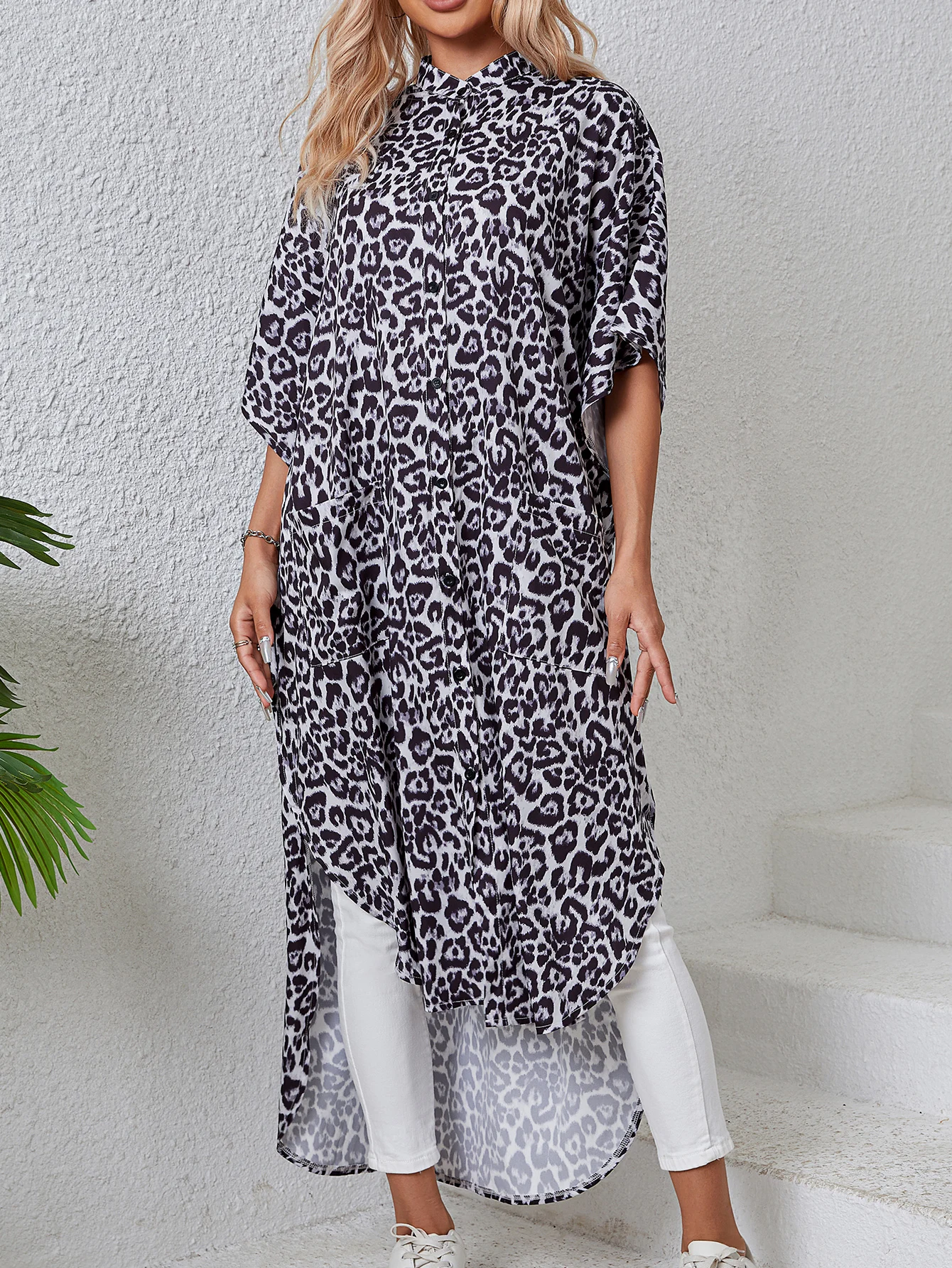 2024 женские топы свободная накидка пляжная одежда Солнцезащитная рубашка