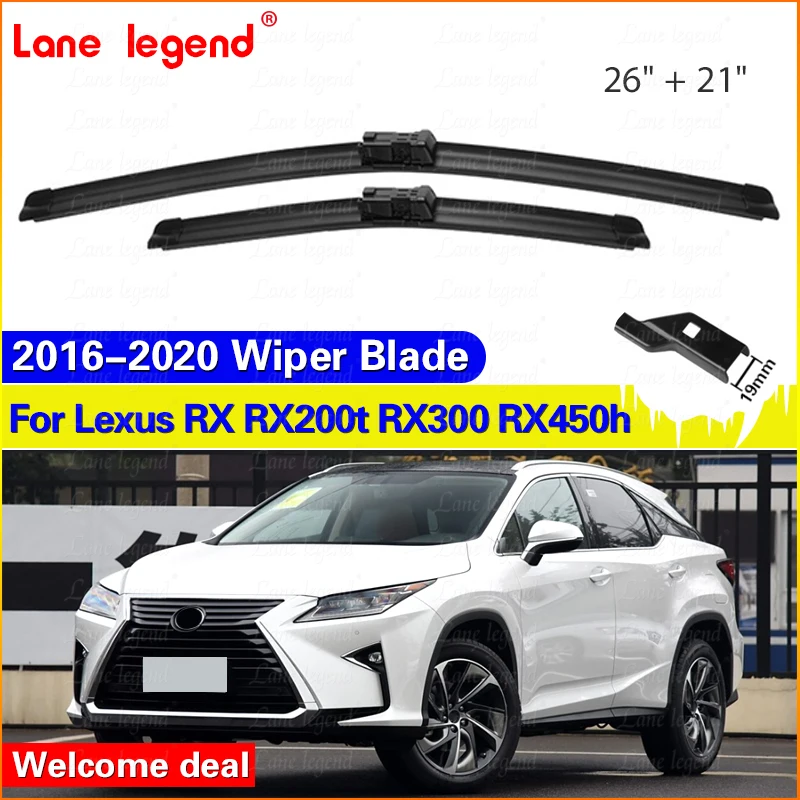 Для Lexus RX RX200t RX300 RX450h 2016 2017 2018 2019 2020 автомобильные щетки стеклоочистителя переднего стекла автомобильные аксессуары 300 200t 450h
