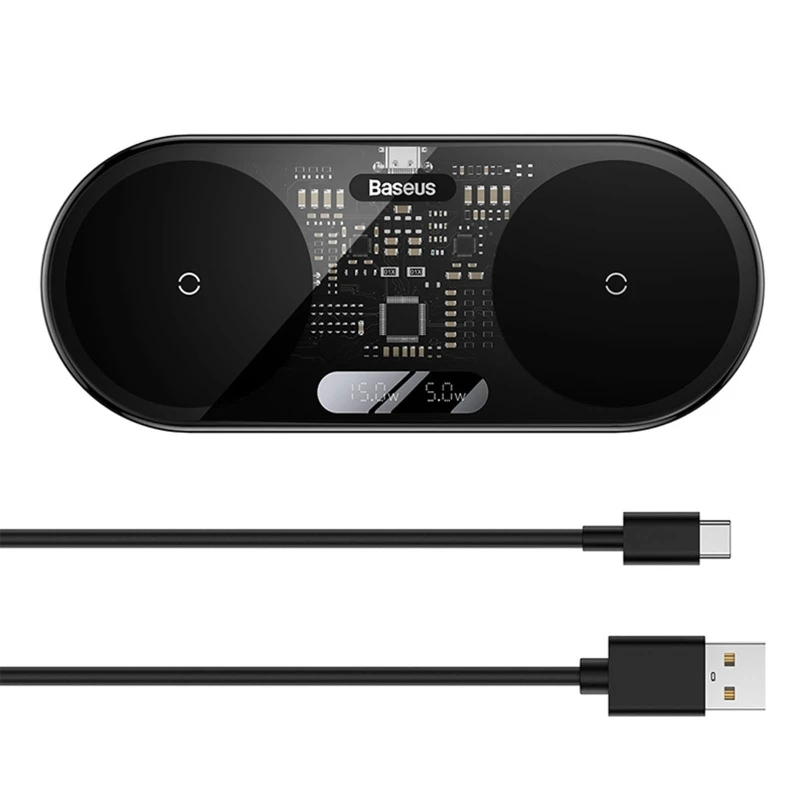

Dropship Faster Wireless Charging Pad for Multiple Devices Digital Display for Smart Safe