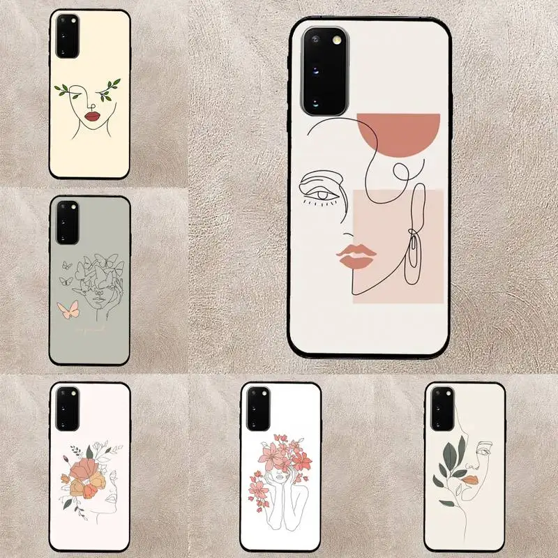 

Abstract Line Women Phone Case For Huawei Honor 10Lite 10i 20 8x 10 Funda 9lite 9xpro Back Coque