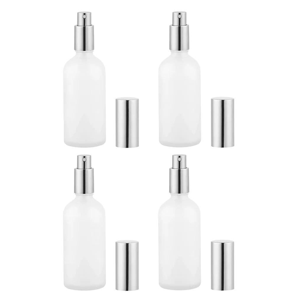 

4 Pcs Spray Perfume Bottle Refillable Bottles Hair Travel Empty Storage 100ml Sprayer Glass