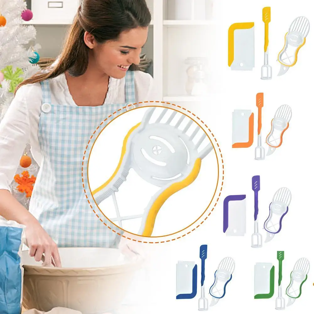 

1set Potato Masher 3-piece Set Manual Fruit And Vegetable Masher Egg Beater Children's Food Preparation Kitchen Tools