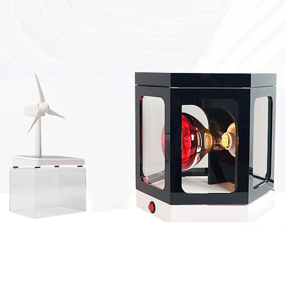 

6 Sides Rotatable Heat Lamp Box Window Film Heat Insulation Nano Ceramic Tint Heat Reduction Test Demo Device 220V 150W K101