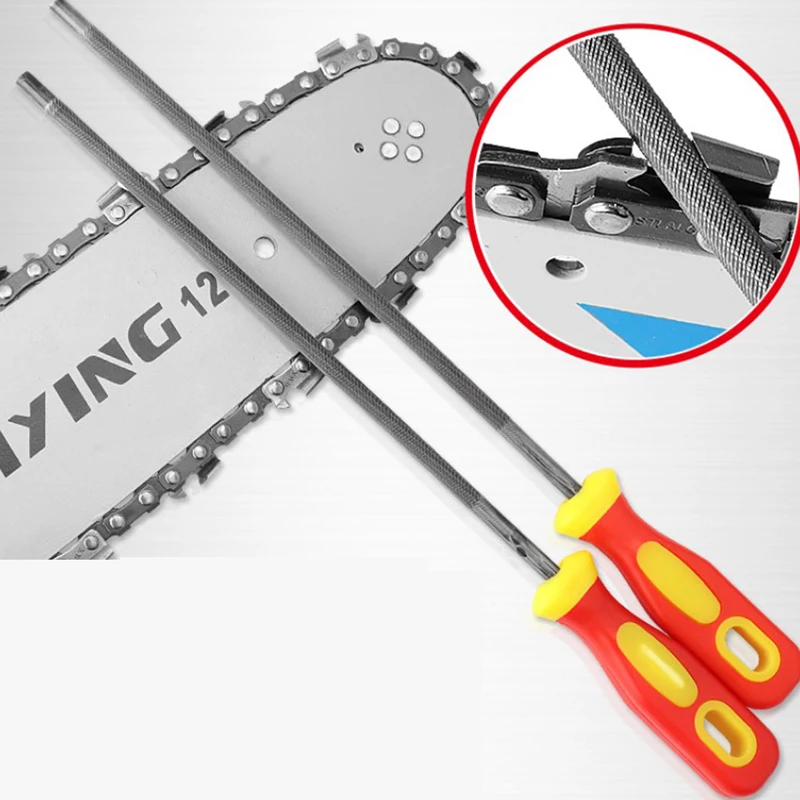 

1PC Round High Carbon Steel Sharpening Chainsaw Saw Chain File Sharpener For Woodwork Chainsaw File 4mm Chainsaw File