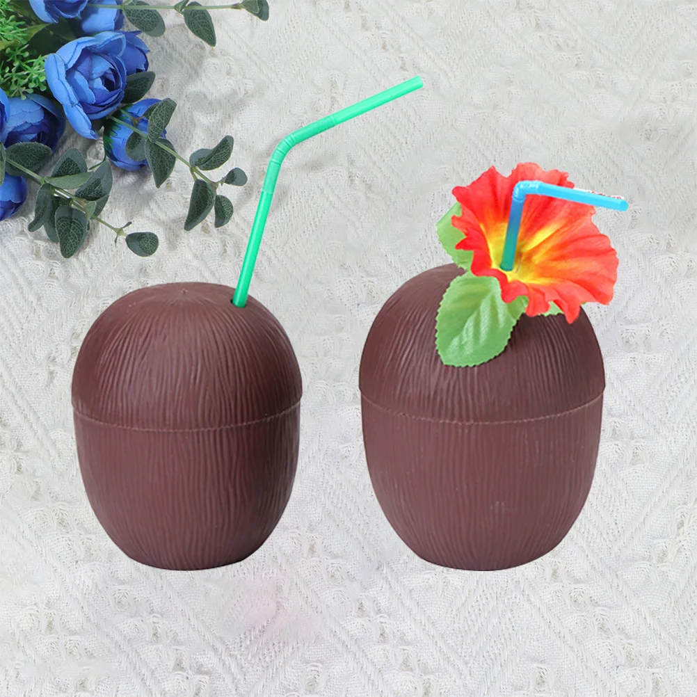 

2 шт., чашки 500 мл, принадлежности для плявечерние, чашка для напитков для гавайской тематической вечеринки, для вечевечерние, бара, дома