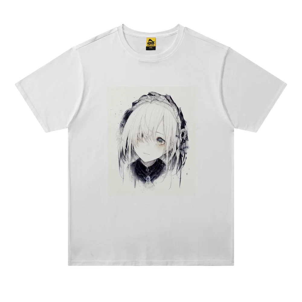 

kawai girl anime 3D Print Women/Men Clothes Hot Sale Tops Short Sleeve 02